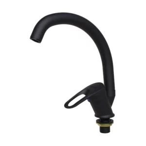 Solitaire Bath Mixer Black