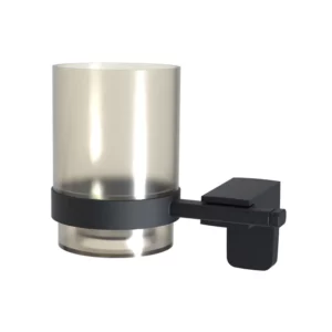 Toothbrush cup with Holder ( Black Venus )