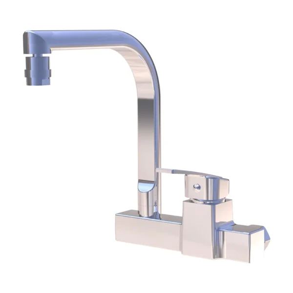 Omega wall mixer